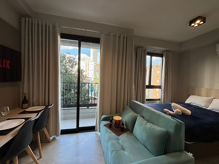 Belo Studio Vila Madalena com AC | Delfhy