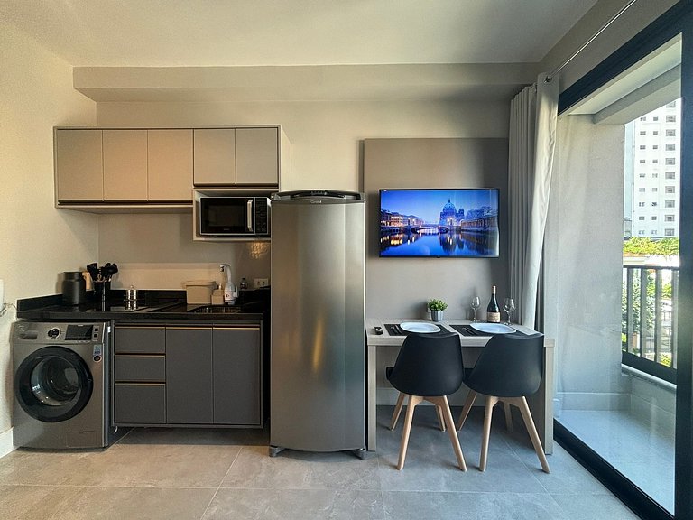 Belo Studio Vila Madalena com AC | Delfhy