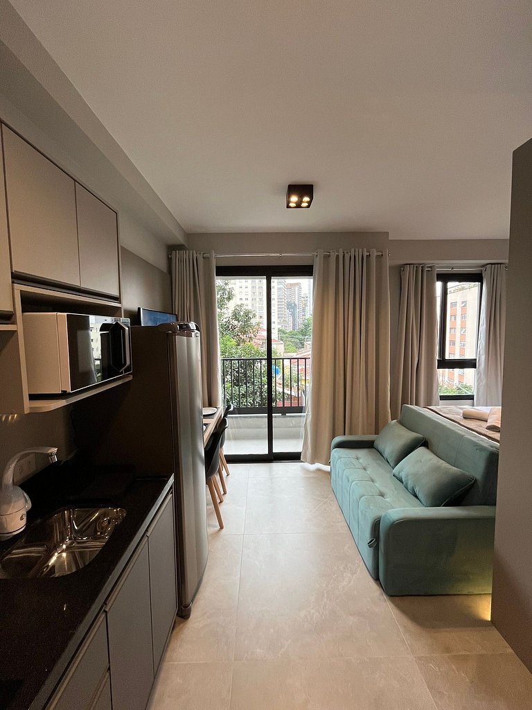 Belo Studio Vila Madalena com AC | Delfhy