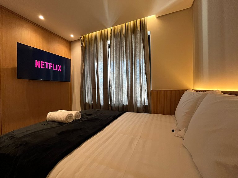 Flat Hotel Slaviero GRU 2 Quartos até 6p | Delfhy