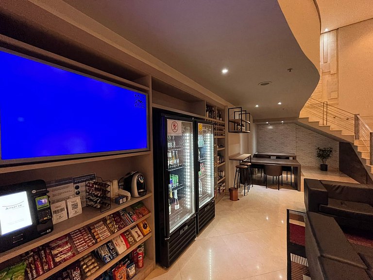 Flat Hotel Slaviero GRU 2 Quartos até 6p | Delfhy