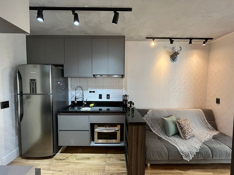 Studio Moderno no Smart Vila Madalena com 31m², 1 suíte com