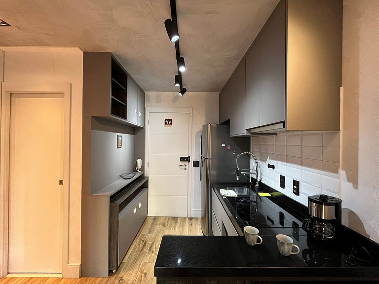 Studio Moderno no Smart Vila Madalena com 31m², 1 suíte com