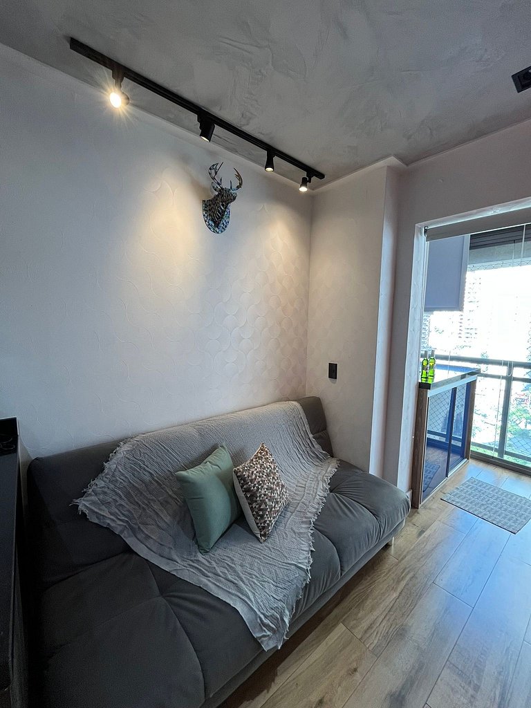 Studio Moderno no Smart Vila Madalena com 31m², 1 suíte com