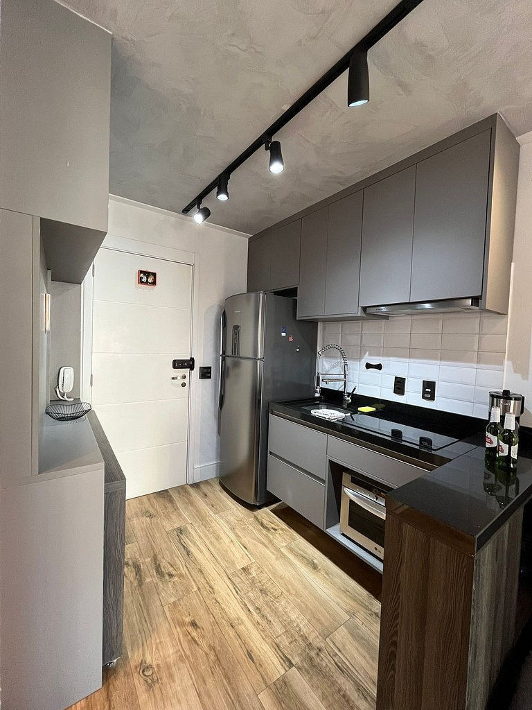 Studio Moderno no Smart Vila Madalena com 31m², 1 suíte com