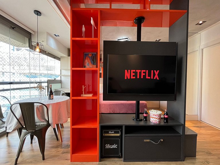 Studio Moderno no Smart Vila Madalena com 31m², 1 suíte com