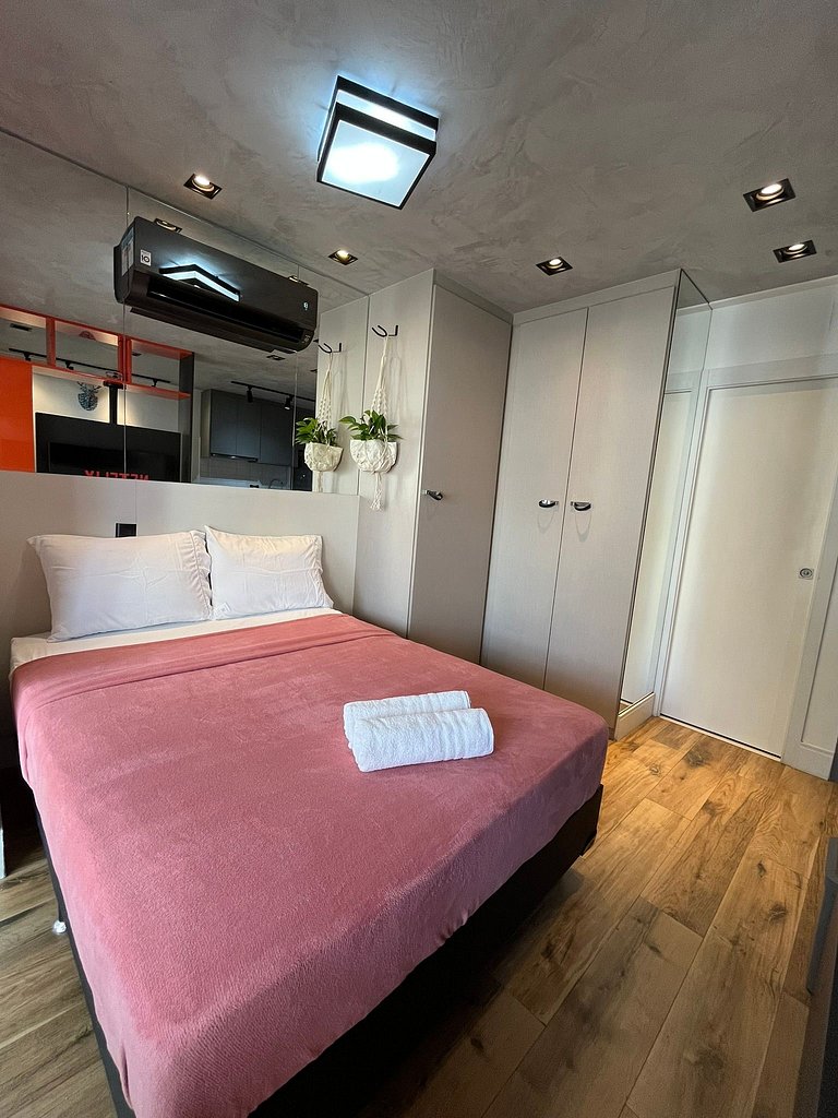 Studio Moderno no Smart Vila Madalena com 31m², 1 suíte com